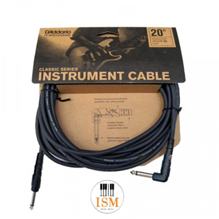 Planet Waves สายแจ็คกีต้าร์ 6.10 เมตร Instrument Cable 6.10 M รุ่น PW-CGTRA-20