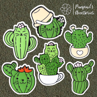 🇹🇭 พร้อมส่ง : 🌵 เข็มกลัดเซ็ทกระบองเพชร | Cactus Enamel Brooch Pin Set.