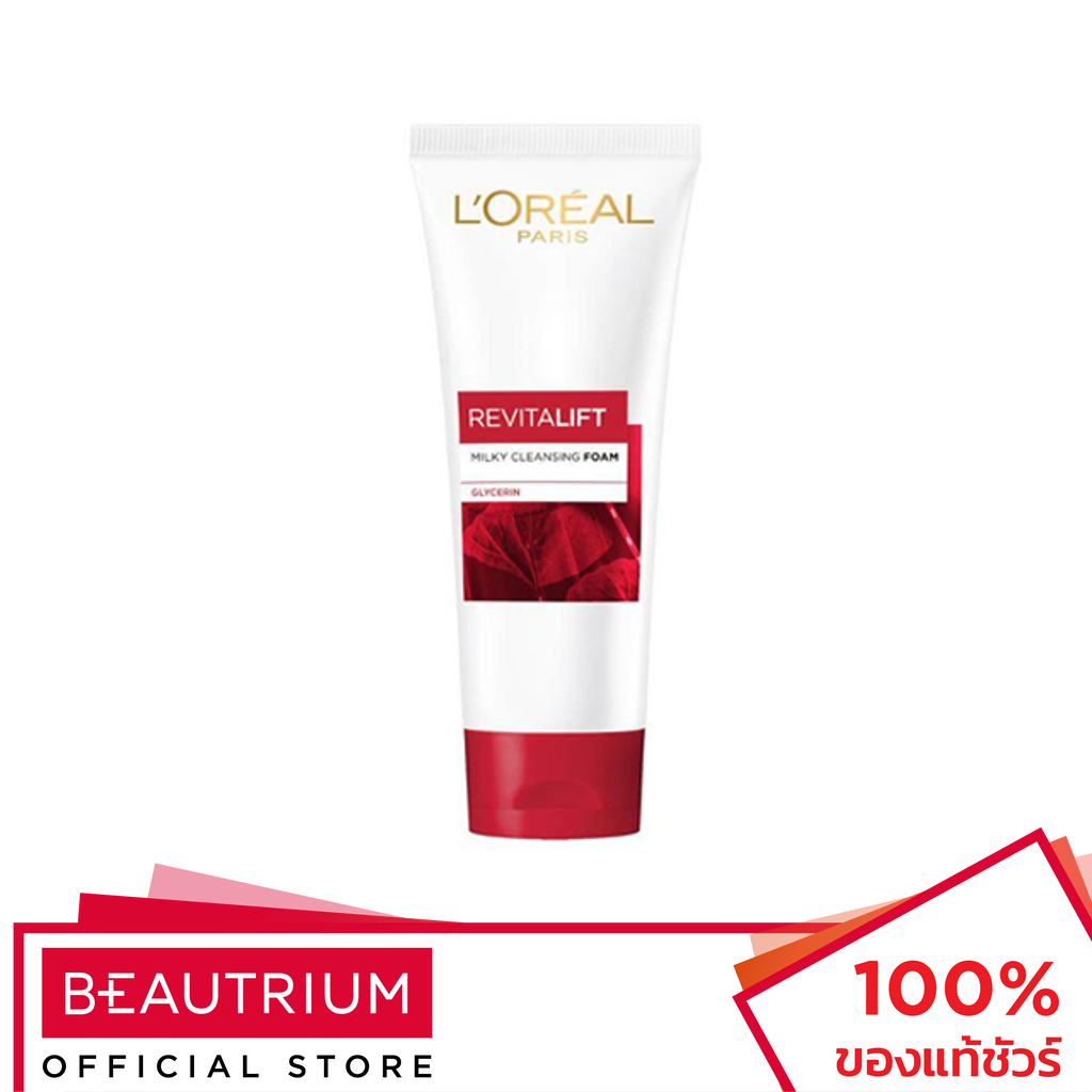 L'ORÉAL PARIS Revitalift Anti-Wrinkle + Firming Milk Foam โฟมล้างหน้า 100ml