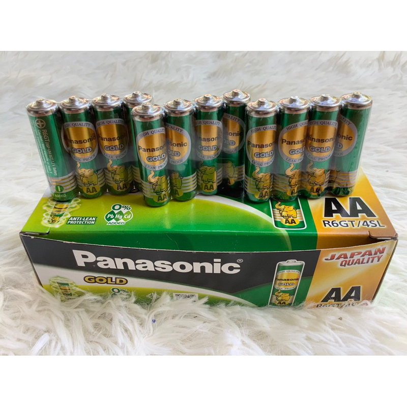 ถ่าน 2AA ยี่ห้อPanasonic GOLD ขนาด 1.5V สินค้า