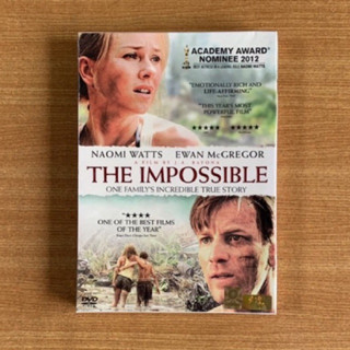 DVD : The Impossible (2012) สึนามิภูเก็ต [มือ 1 ปกสวม] Naomi Watts / Ewan McGregor / Tom Holland ดีวีดี หนัง