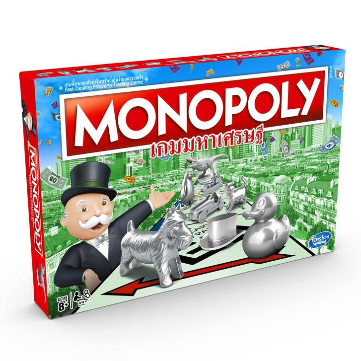HASBRO MONOPOLY THAI VERSION เกมมหาเศรษฐี ภาษาไทย บอร์ดเกม เกมกระดาน สินค้างานลิขสิทธิ์แท้