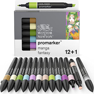 Promarker 12+1 Manga Fantasy มาร์คเกอร์ Winsor &amp; Newton