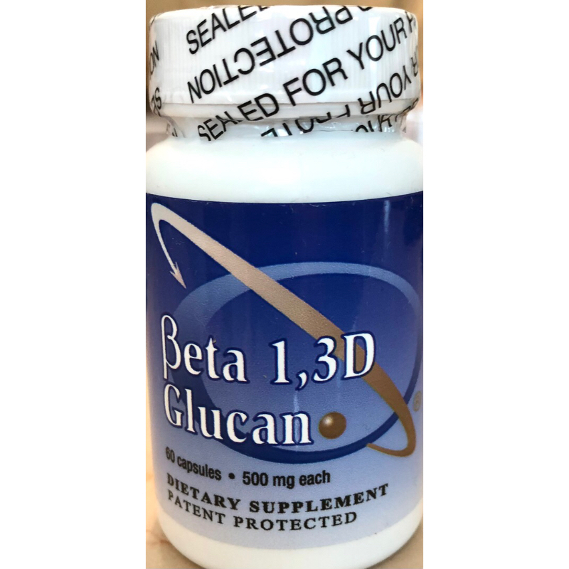 Beta 1,3 D Glucan (60 capsules) 500mg each ส่งต่อ dietary supplement ของแท้