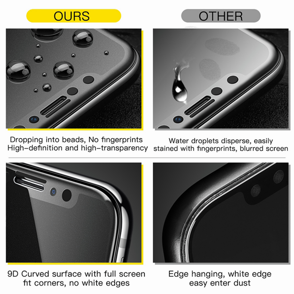 ฟิล์มกระจก ด้าน AG สำหรับ for iPhone 17 13 16 Pro Max 11 12 13 14 15 Pro 12 13 Mini 6 7 8 Plus X XR XS Max 17Air - รูปที่ 3