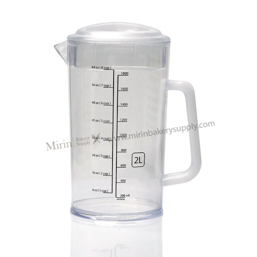 เหยือกใส่น้ำ เหยือกตวง 0171 มีสเกลตวงปริมาณ 2 ลิตร มีฝาปิด