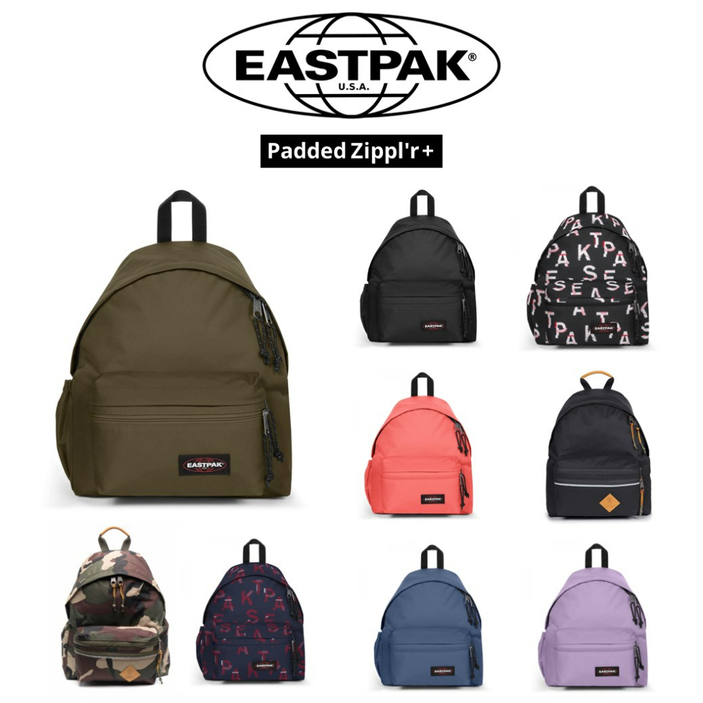 Eastpak รุ่น Padded Zippl'r Backpack (EK 0A5B74) - กระเป๋าเป้ เป้สะพายหลัง (30 Years warranty)