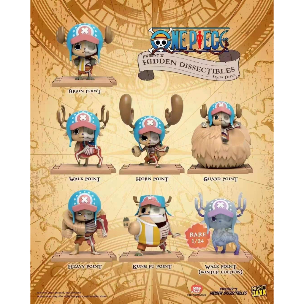 Tony Chopper Blindbox By Mighty Jaxx Studio ครบ6ชิ้น