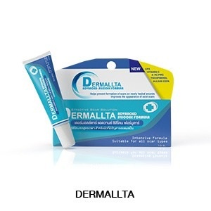 "เจลลดรอยแผลเป็น" Dermallta Advanced Silicone Formula 10g MCK dermalta