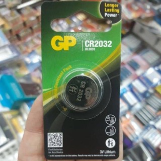 (แพคเดี่ยว) ถ่าน GP CR2032 Lithium 3V จำนวน 1ก้อน ของแท้บริษัท มีข้อมูลภาษาไทย