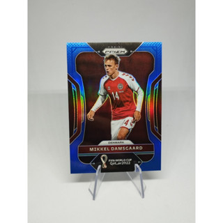 Mikkel Damsgaard Panini Prizm World Cup 2022  Blue Prizm 72/299