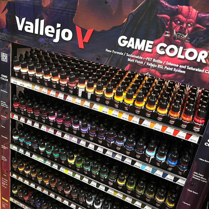 VALLEJO NEW GAME COLOR SET 2 40สี เรียงตามเฉด กลุ่มหลัก กลุ่มสีปกติ กลุ่มสีเบส กลุ่มสี primary