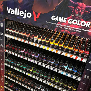 VALLEJO NEW GAME COLOR SET 2 40สี เรียงตามเฉด กลุ่มหลัก กลุ่มสีปกติ กลุ่มสีเบส กลุ่มสี primary