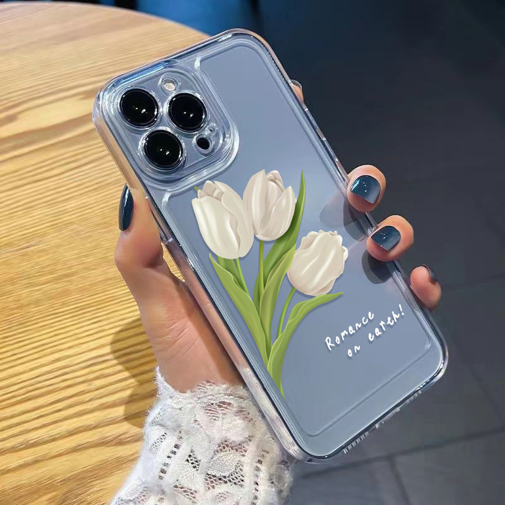 เคสไอโฟน Case เคส iPhone 17 Air 13 11 12 14 15 16 Pro Max เคสไอโฟน11 iphone17 7 8 Plus Cute ดอกไม้ Clear กันกระแทก ราคา ถูกที่สุด ดีลบีเคเค แกลเลอรีภาพที่ 4