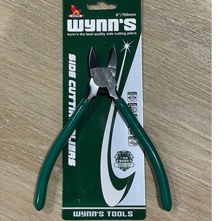 Wynn's คีมตัดพลาสติก ตัดลวด ตัดสาย ขนาด6นิ้ว คีม คีมตัด ของแท้ 100% รุ่น WNS106D
