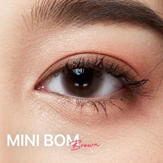 คอนแทคเลนส์ kittykawaii Mini Bom Brown (มินิขนาดเท่าตา)สายตา-50ถึง-1000