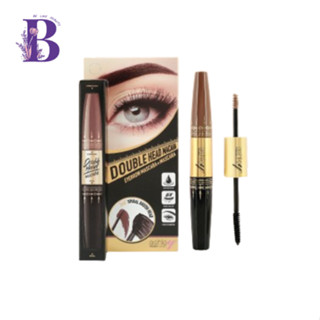 A-402 ashley Double Head Mascara #ขนตา+คิ้ว ดับเบิ้ล เฮด มาสคาร่า