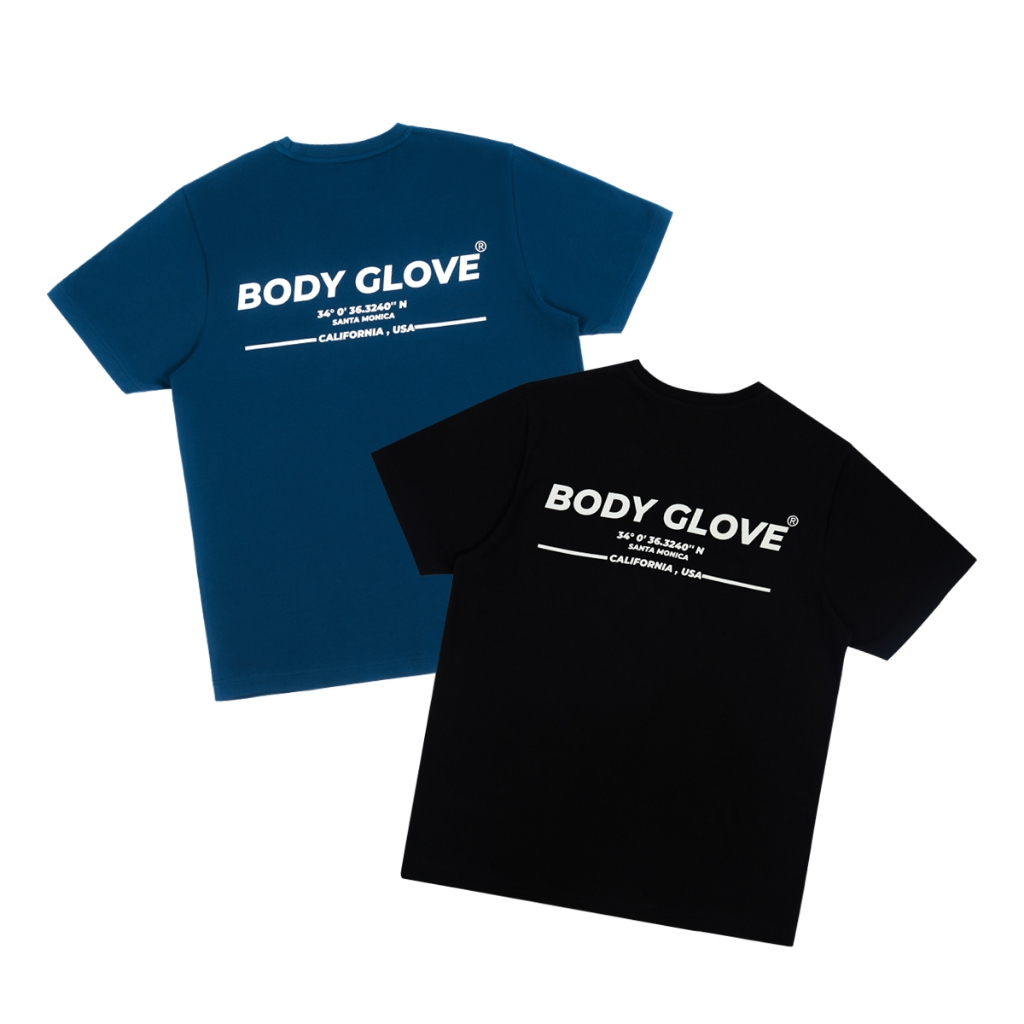 BODY GLOVE Graphic T-SHIRT Winter เสื้อยืดลายกราฟฟิค รวมสีดำ-น้ำเงิน