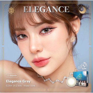 💵 Elegance Gray - MTK Contact Lens คอนแทคเลนส์ รายเดือน สายตา 0.00-10.00 📚สายมู การงานการเรียน เงินดีงานเด่น MTKLens