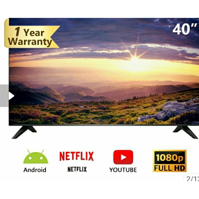 WEYON ทีวี LED 40/43นิ้ว Smart TV FULL HD แอรดรอยด์ทีวี ดู Netflix