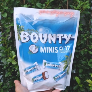 Bounty miniatures บาวน์ตี้ ช็อคโกแลต ช็อกโกแลต สอดไส้มะพร้าว 150 g / 333 g / 500 g