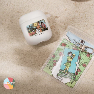 เคสลายไพ่ยิปซี Tarot card collection- case airpods เคสสำหรับใช้กับ airpods เคส Airpods Pro3 Gen4