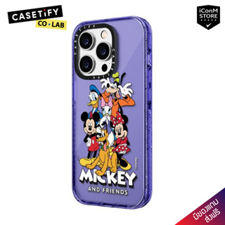 [พร้อมส่ง] CASETiFY - Mickey &amp; Friends Entourage (Peri Purple) เคสสำหรับ 14 Pro Max [ผ่อน0% ส่งฟรี มีของแถม]