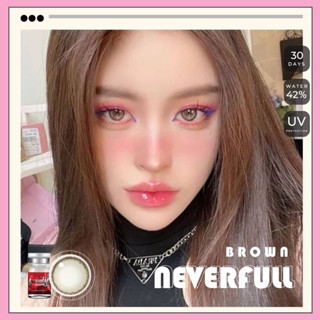 ✨ Brown ขนาดกลาง ตาหวาน  ☀️กรองแสง uv เลนส์แท้จดทะเบียนถูกต้อง ผ่านอย.ไทย คอนแทคเลนส์สีน้ำตาล ✔️