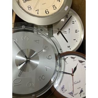 19WC ชุดที่ 19 นาฬิกาแขวนผนัง wall clock งานแบรนด์ญี่ปุ่น Quartz
