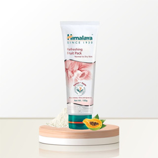 ครีมพอกหน้าผลไม้ เพื่อผิวใส เรียบเนียน ชุ่มชื่น Himalaya Herbals Refreshing Fruit Pack 100g