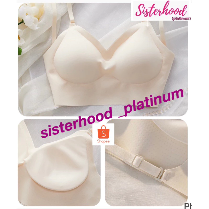 ยกทรงไร้ขอบ ทรงสปอร์ต คอวี เว้าหลังลึก หลังเส้นเดียว Sister Hood thumbnail 6