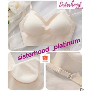 ยกทรงไร้ขอบ (ทรงสปอร์ต-คอวี) เว้าหลังลึก~หลังเส้นเดียว sister hood !! จัดส่งเร็ว 1-2วัน !!
