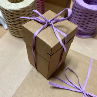 Natural raffia paper twine | เชือกกระดาษจากใยปาล์ม สำหรับตกแต่ง art&craft ม้วนละ 200 เมตร