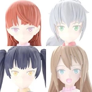 BANDAI 30MS Option Hair Style Parts Vol.7 All 4 types 4573102642240