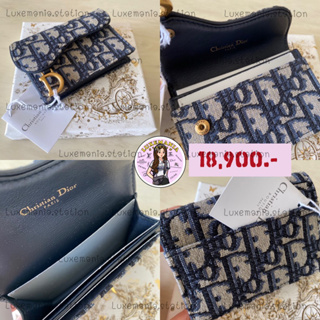 👜: New!! Dior Oblique Card Holder‼️ก่อนกดสั่งรบกวนทักมาเช็คสต๊อคก่อนนะคะ‼️