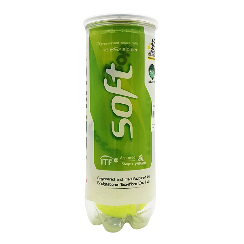 Tecnifibre by FBT ลูกเทนนิส สำหรับเด็ก ฝึกหัด ลูกช้า Stage 1/2/3 TF SOFT 52805 / MINI จุดส้ม 52806 / My ball 52899