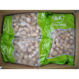หอยเชลล์แกะเนื้อ 1 Kg.🔥 พร้อมส่ง 🚛เหมาค่าส่ง ฟรีกล่องโฟม!! ทุกจังหวัดทั่วไทย🎉 เนื้อหอยเชลล์ หอยเชลล์แกะ