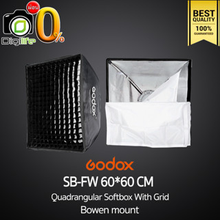 Godox Softbox SB-FW 60*60 cm. With Grid  [ Bowen Mount ] วิดีโอรีวิว , Live , ถ่ายรูปติบัตร , สตูดิโอ