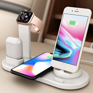 🔥🔥🔥Wireless Charger 4 in 1 Wireless Charging เครื่องชาร์จไร้สาย Stand oppo huawei