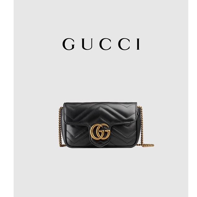 Gucci GG Marmont Series super mini กระเป๋าสายโซ่