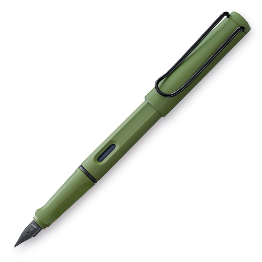 LAMY Safari Fountain Pen Savannah Green Limited Edition 2021 (ปากกาลามี่ ด้ามสีเขียวขี้ม้า คลิปสีดำ)