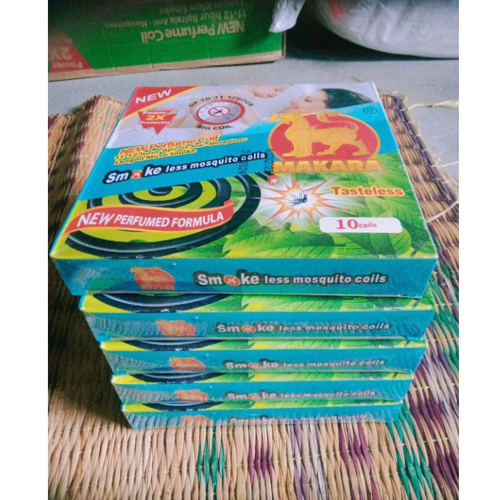 ยาจุดกันยุงแบบขดชนิดแรงMAKARAบรรจุ5กล่อง