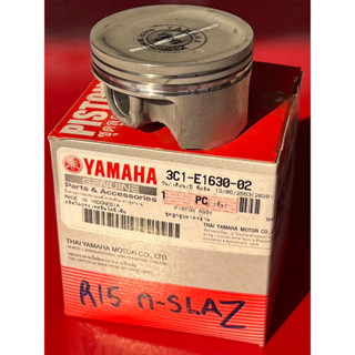 ลูกสูบ R15,MSLAZตัวแรก เบอร์STD 3C1-E1630-02 แท้YAMAHA 1ชุดในกล่องลูกสูบแหวนสลักกิ๊ป