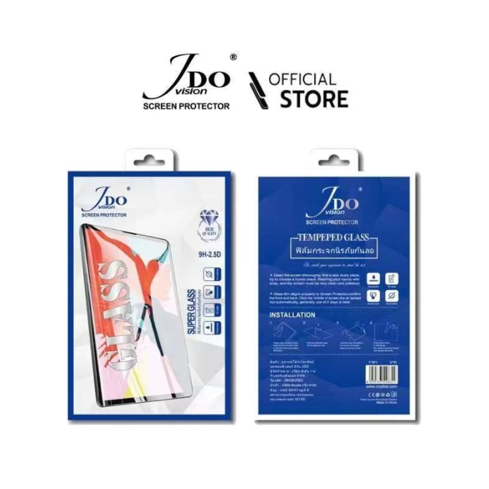 JDO ฟิล์มกระจกนิรภัย 9H สำหรับ ipad air3/pro10.5 / ipad air4