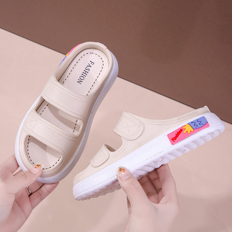 LGShoes รุ่นใหม่แนะนำ🎉 รองเท้าแตะน่ารัก รองเท้าแบบสวมสองสเต็ป  เสริมความหนาให้ดูสูง ปังเวอร์✅