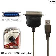 สาย USB to Parallel Printer CN36 Male to Male Cable Adapter for IEEE1284 Printer, Inkjet, Laser, Computer, Laptop