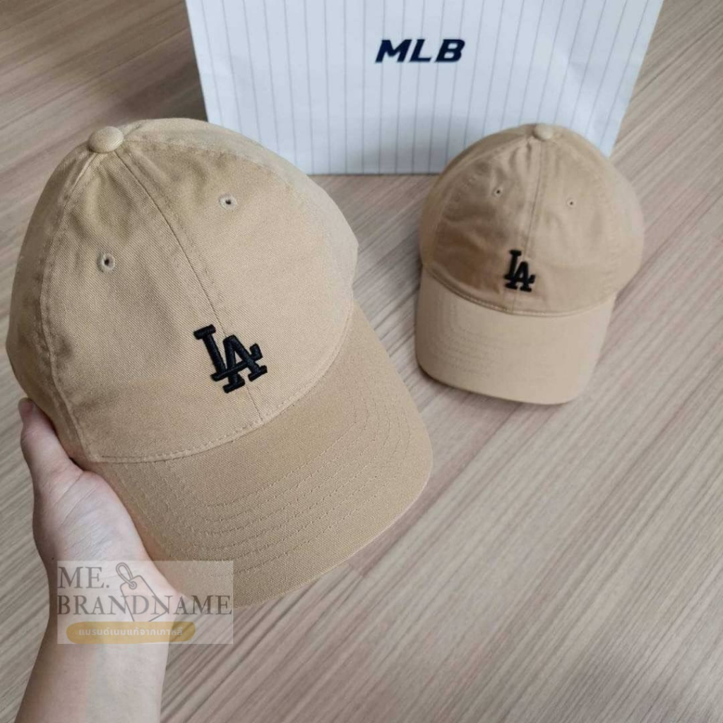 ของแท้ MLB Rookie Slider Cap หมวกสีเบจ โลโก้ LA 🥚🥚