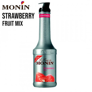 (AI-Market) Puree MONIN กลิ่น “ Strawberry” บรรจุขวด 1 L (เพียวเร่โมนิน กลิ่น “สตรอว์เบอร์รี” บรรจุขวด 1 ลิตร) Fruit Mix