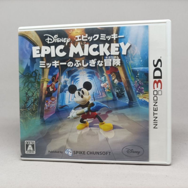 Disney Epic Mickey: Mickey's Mysterious Adventure | แผ่นเกมส์แท้มือสอง | Nintendo 3DS | Japan | ใช้งานปกติ