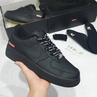 Nike Air Force 1 SUPREME (size36-45) Black 1090